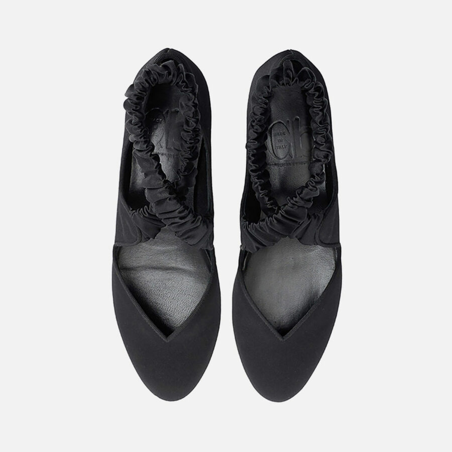 Saracina Black Silk Satin 004