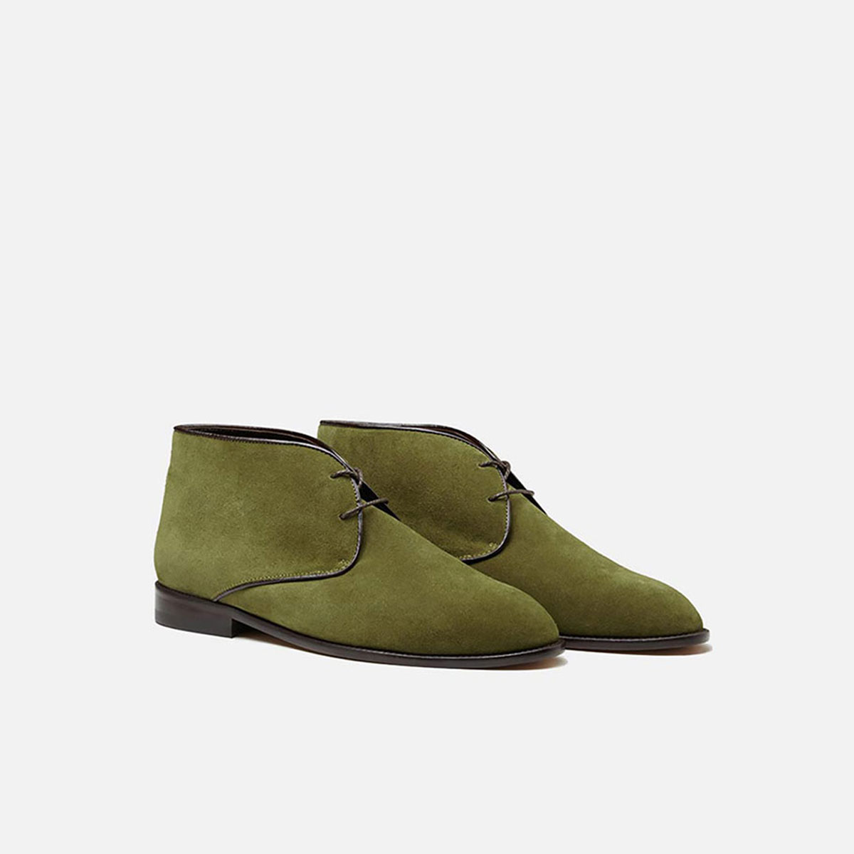 Vento Olive Green Suede 002