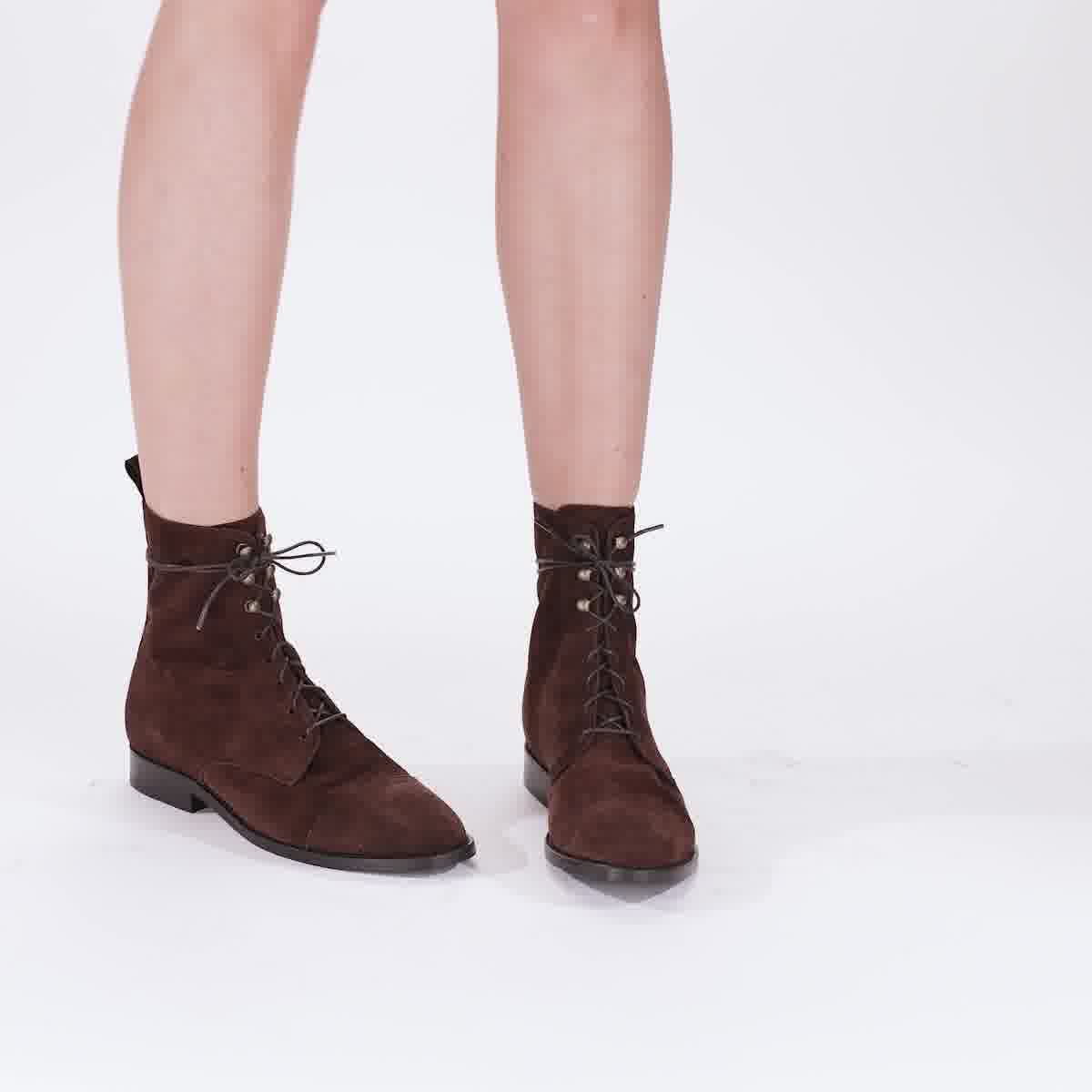 ブーツその他 Eva Brown Suede Eva Dark Brown Suede • CB Made in Italy